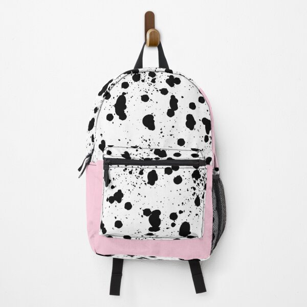 Item preview, Dalmatian Spots with Pink - Black and White Animal Print Ink Dots designed and sold by SMillustrations.