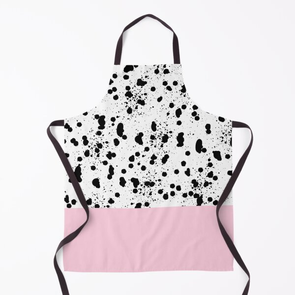 Item preview, Dalmatian Spots with Pink - Black and White Animal Print Ink Dots designed and sold by SMillustrations.