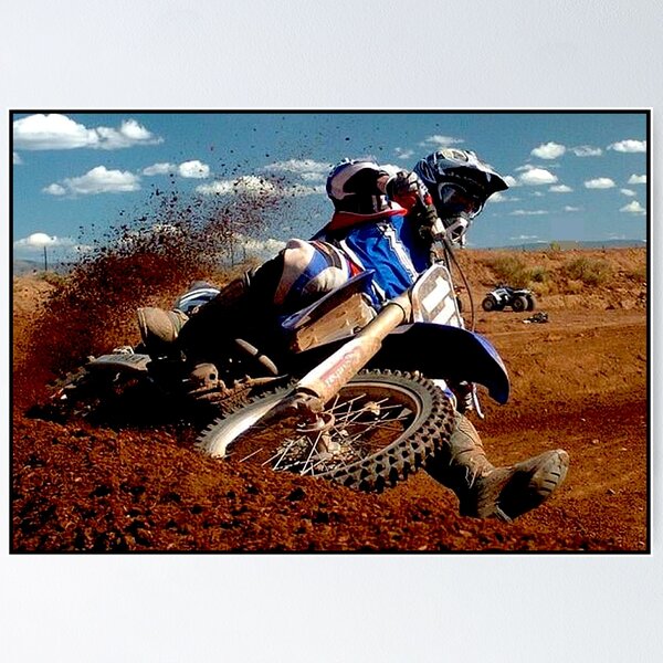 Item preview, MOTOCROSS : Vintage Motorcycle Racing Advertising Print designed and sold by posterbobs.