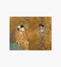 Klimt - Woman in Gold - The Kiss Art Board Print
