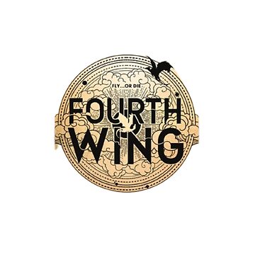 Fourth wing book cover dragons | Sticker