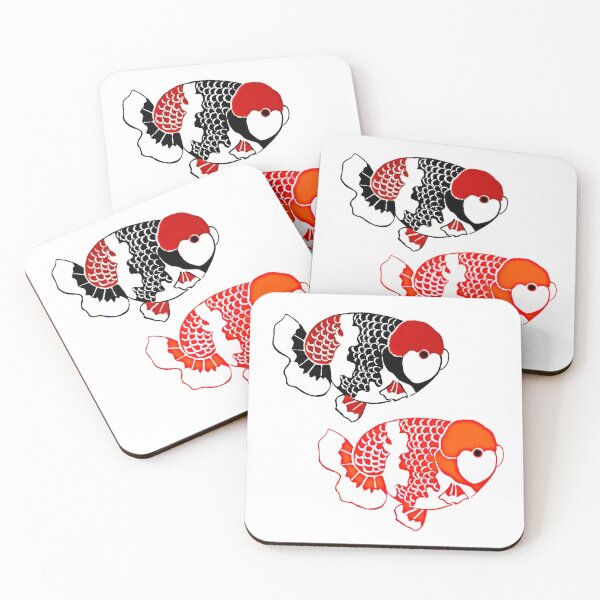 Item preview, Ranchu rojo y blanco con tri color designed and sold by Nosnah.