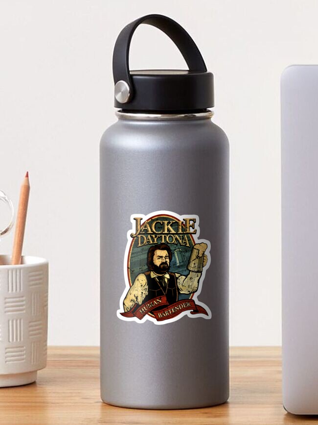 Aperçu 1 sur 3. Sticker avec l'œuvre Ce que nous faisons dans l'ombre Jackie Daytona Beer Gift pour les fans créée et vendue par ReeceWilkie.
