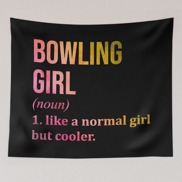 Item preview, Bowling Girl Definition in Watercolor designed and sold by XCIV.