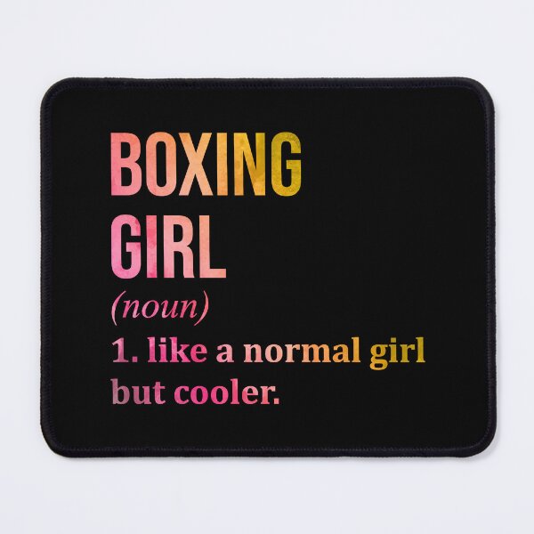 Item preview, Boxing Girl Definition in Watercolor designed and sold by XCIV.
