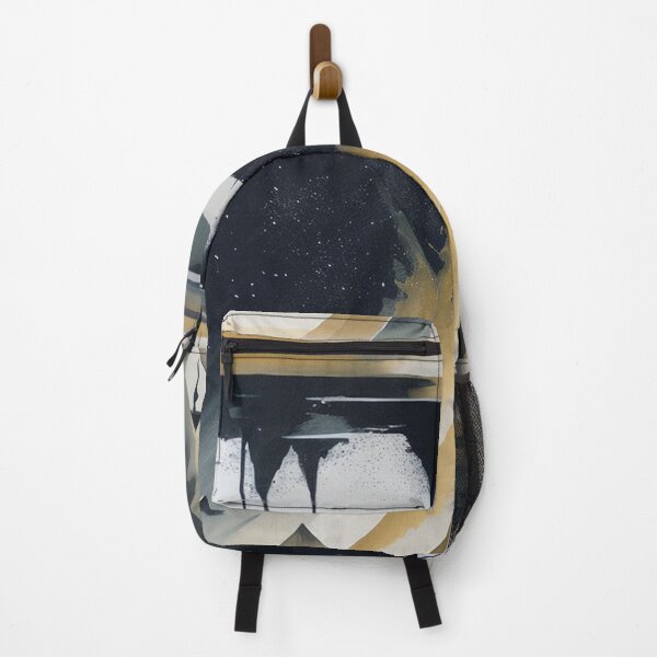 Item preview, Pyramids of Giza, Egypt, ink painting with Milky way Galaxy design designed and sold by Meena-tta.