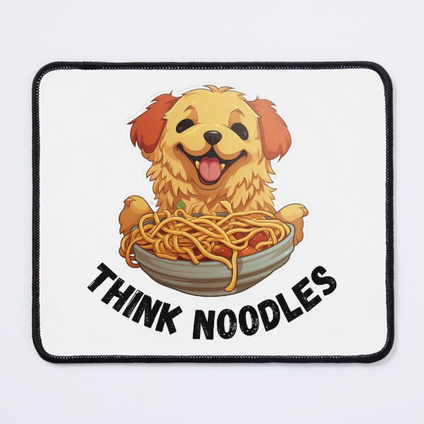 Item preview, Thinknoodles dog with noodles  designed and sold by Socool101.