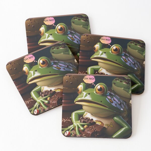 Item preview, The Chocolate Frog, The chocolate frog Stickers, designed and sold by tallulah-noonan.