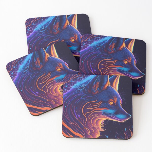 Item preview, Glowing Neon Fox designed and sold by FashCode.