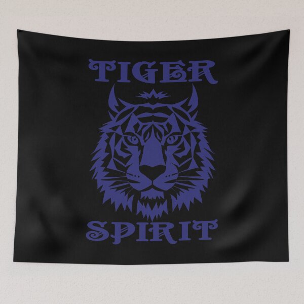 Item preview, Tiger Spirit Royal Blue designed and sold by Soulemotion.