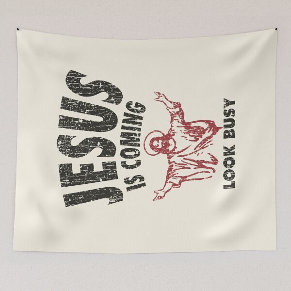 Item preview, Jesus is Coming, Look Busy 1992 designed and sold by AstroZombie6669.