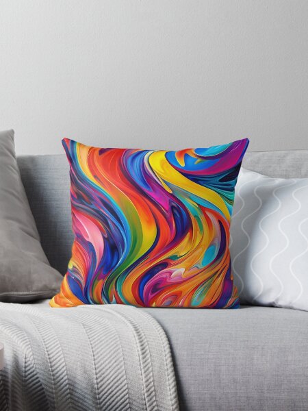 Item preview, Abstract art, multi-colored, bright vibrant pattern designed and sold by artbelka.