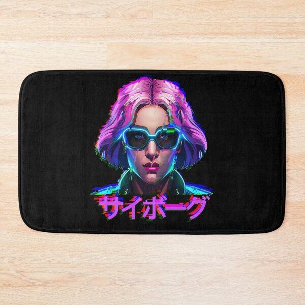 Item preview, Glitched cyberpunk girl designed and sold by suppddns.