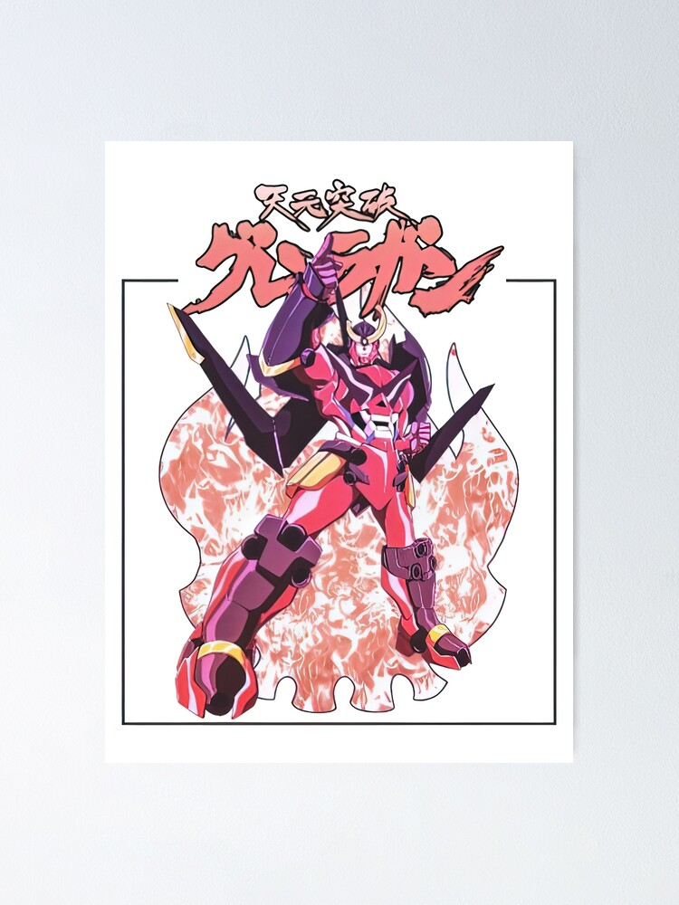 Tengen Toppa Gurren Lagann TTGL Poster for Sale by cameroncron