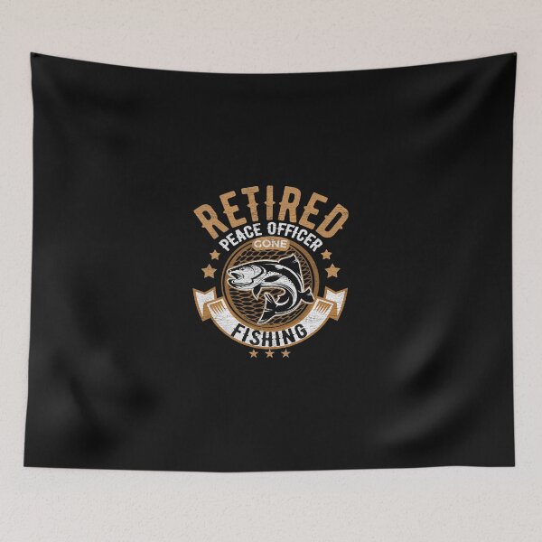 Item preview, Retired Peace Officer Fishing Lover Retirement Funny designed and sold by KymaniBaum.
