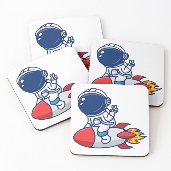 Item preview, Astronaut on Rocket designed and sold by StoryTeller135.