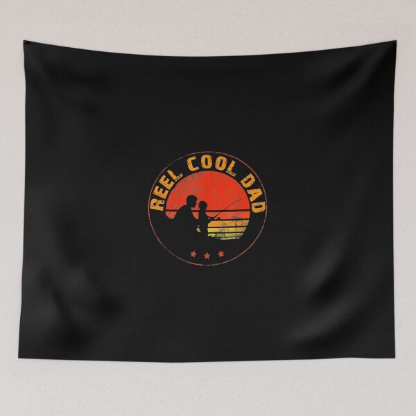 Item preview, Retro Reel Cool Dad Fishing Daddy Vintage Fathers Day Design designed and sold by KymaniBaum.