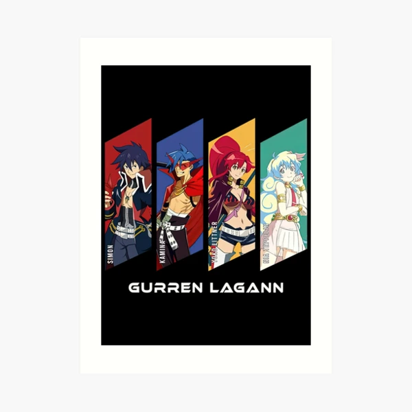 Tengen Toppa Gurren Lagann Poster for Sale by LOUBNASHOP94