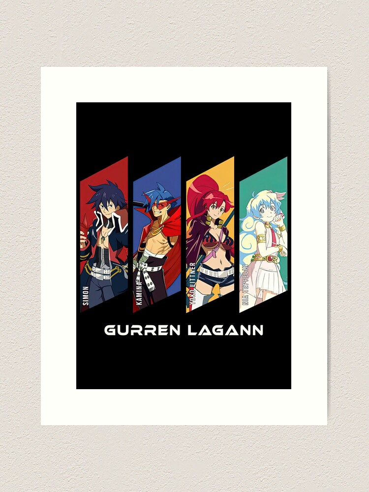 Tengen Toppa Gurren Lagann TTGL Poster for Sale by cameroncron