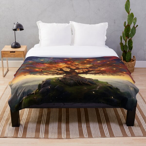 Item preview, Image of a tree of life in classic oil painting style designed and sold by Pflugart.