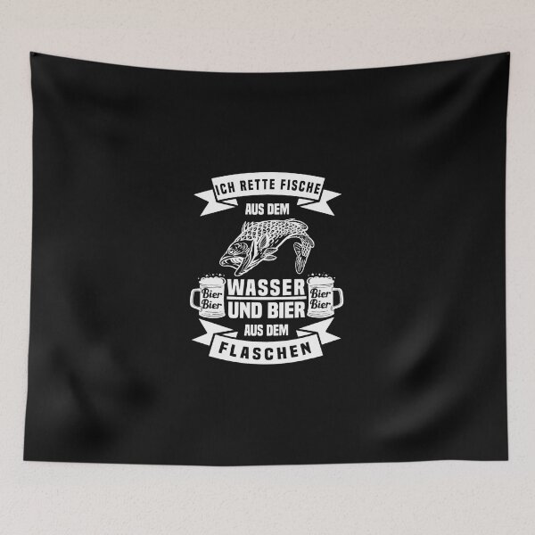 Item preview, Save fish and beer angler gift for fishing designed and sold by KymaniBaum.