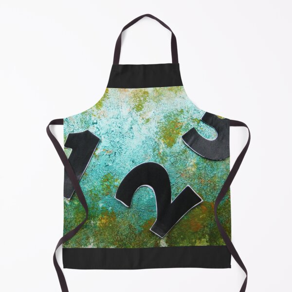 Item preview, Abstract pattern numbers 1 2 3 turquoise green black designed and sold by G-M-Designs.