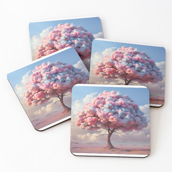 Item preview, Image of a cotton candy tree in classic oil painting style designed and sold by Pflugart.