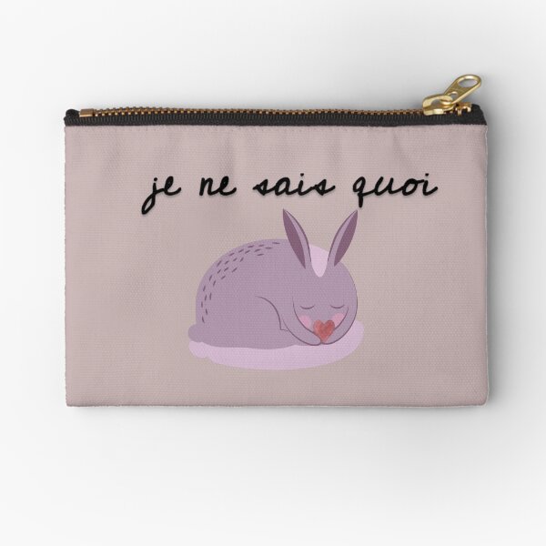 Aperçu de l'œuvre Paris citation je ne sais quoi lapin édition 001 créée et vendue par LFluffyCreature.