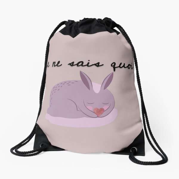 Aperçu de l'œuvre Paris citation je ne sais quoi lapin édition 001 créée et vendue par LFluffyCreature.