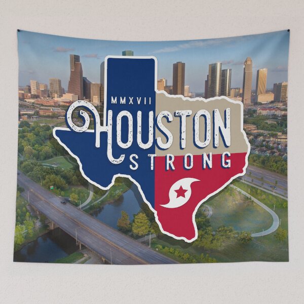 Item preview, Houston Strong Poster designed and sold by Fragoutdesign.