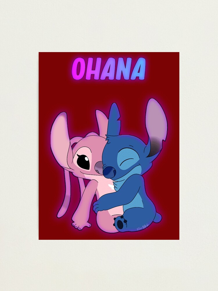 ♡ohana  STITCH AND ANGEL HUG - OHANA