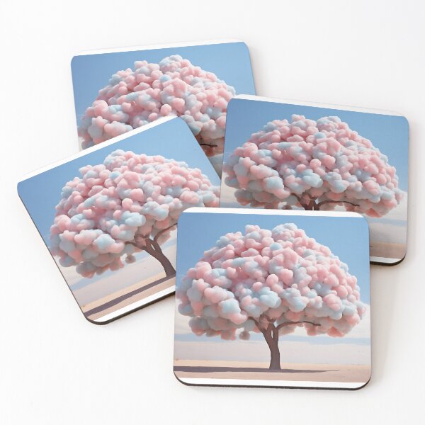 Item preview, Image of a cotton candy tree in classic oil painting style designed and sold by Pflugart.