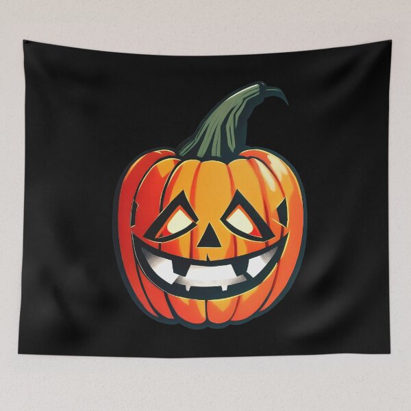 Item preview, Halloween Pumpkin scary face designed and sold by PhonLawat.