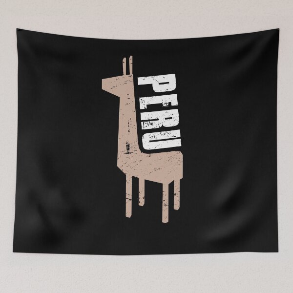 Item preview, Retro Peruvian Peru Alpaca designed and sold by Jam Jar.
