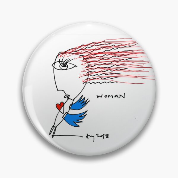 Item preview, WOMAN WITH RED HAIR 2023 designed and sold by tomasz jakub sysło.