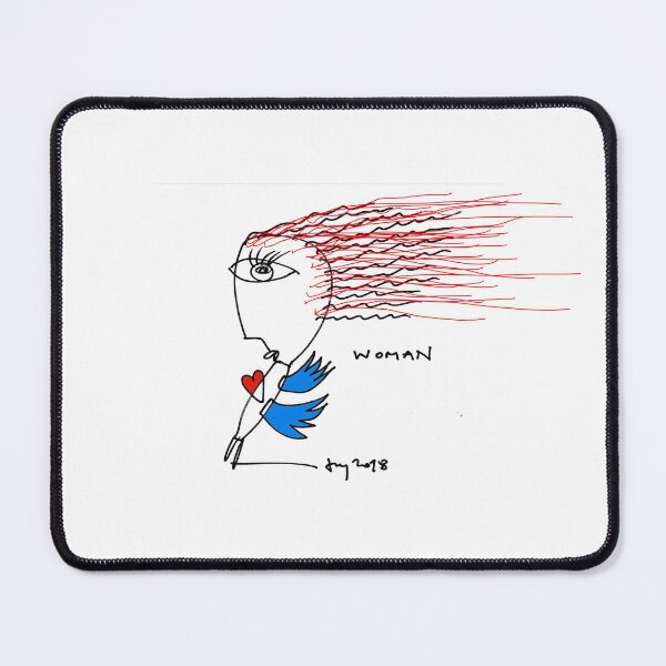 Item preview, WOMAN WITH RED HAIR 2023 designed and sold by tomasz jakub sysło.