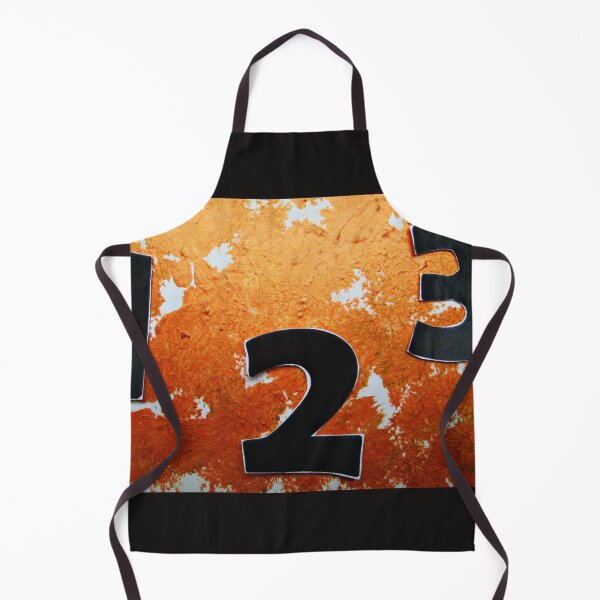 Item preview, Abstract pattern numbers 1 2 3 orange red black designed and sold by G-M-Designs.