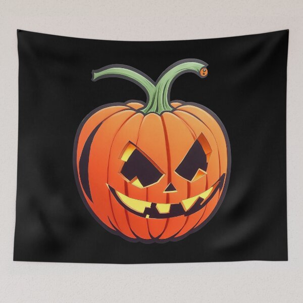 Item preview, Halloween Pumpkin scary face designed and sold by PhonLawat.