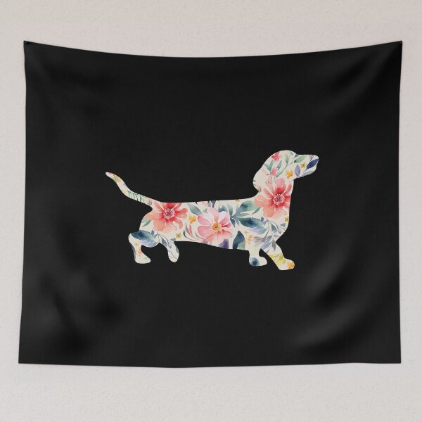 Item preview, Flowered Dachshund designed and sold by DerSenat.