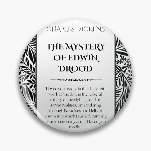 Item preview, The Mystery of Edwin Drood - Charles Dickens Book cover  designed and sold by Novelnook.