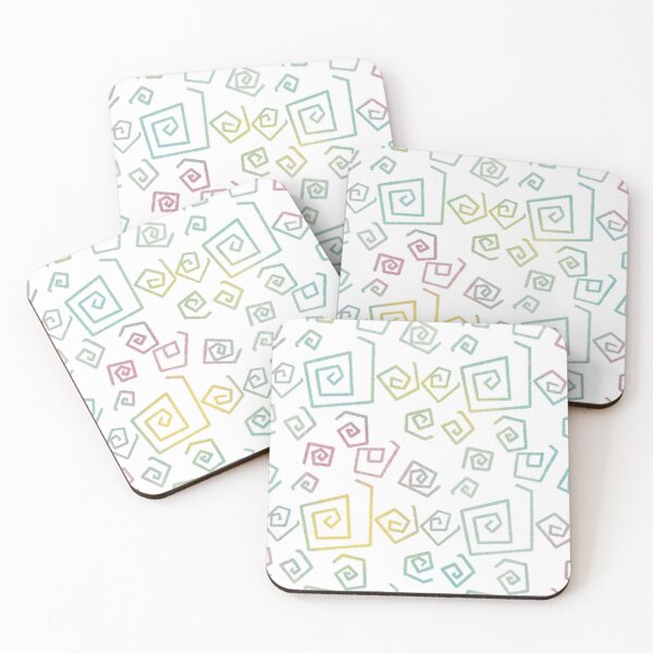 Item preview, Color square spiral pattern designed and sold by radiosilenceD.