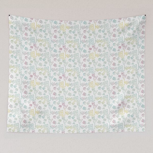 Item preview, Color square spiral pattern designed and sold by radiosilenceD.