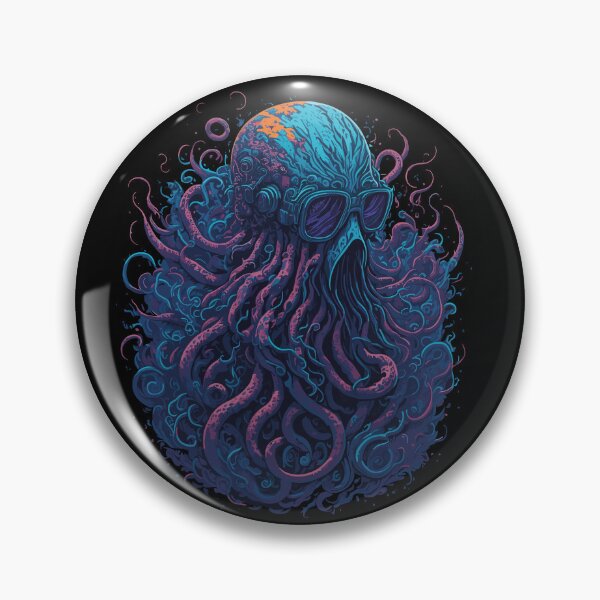 Item preview, Cool Cyberpunk octopus with sunglasses designed and sold by StevenHignell.