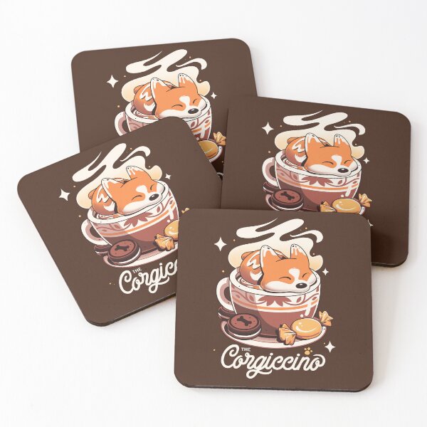 Item preview, Corgi Coffee Break - Cute Dog designed and sold by Snouleaf.