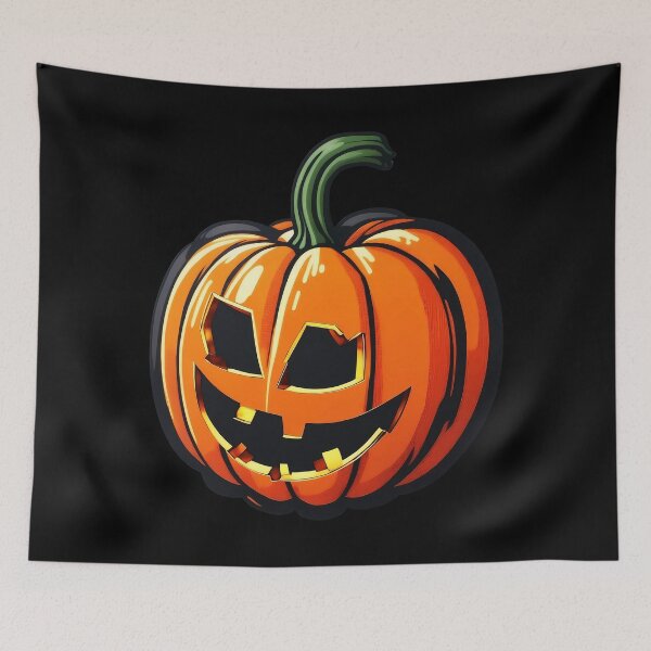 Item preview, Halloween Pumpkin scary face designed and sold by PhonLawat.