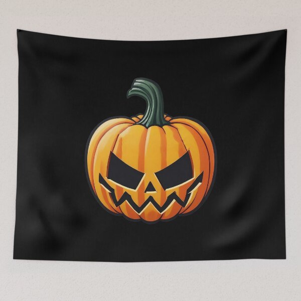 Item preview, Halloween Pumpkin scary face designed and sold by PhonLawat.