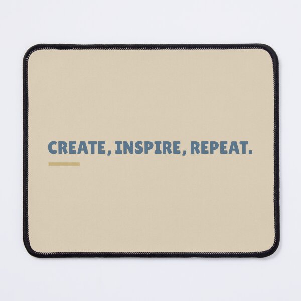 Item preview, Create, inspire, repeat, minimal quote designed and sold by rdxart.
