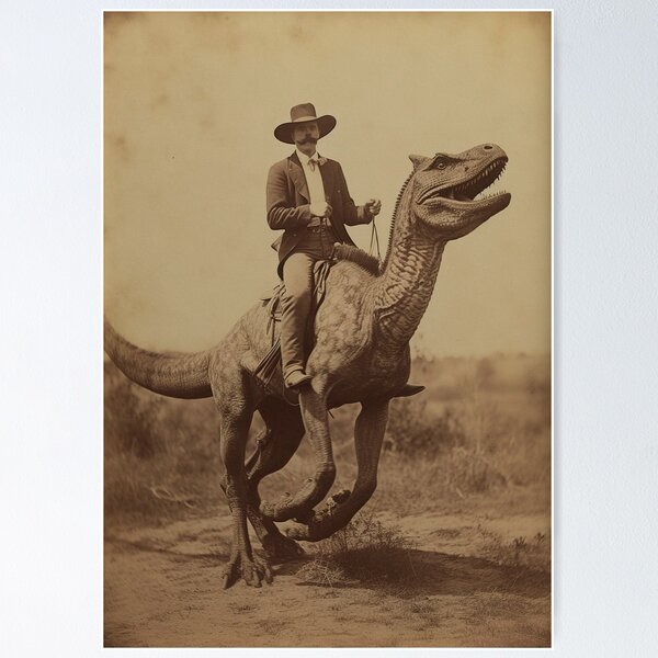 Item preview, Dinosaur Cowboy designed and sold by MurphinscOt.