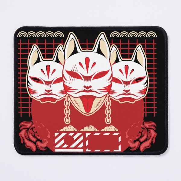 Item preview, Japanese Cat Masks in Anime Style- Essential T-shirt  designed and sold by PatriciaReyes.