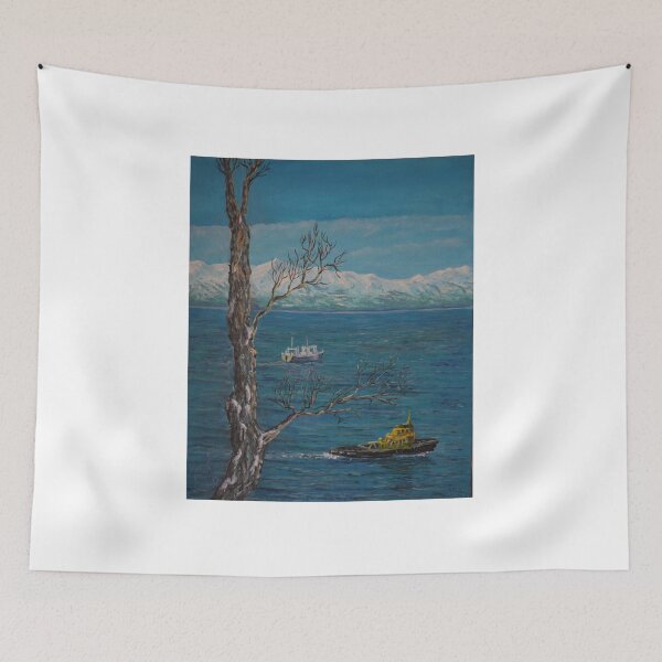 Item preview, Oil Painting - Avacha Bay, Kamchatka designed and sold by Igor Pozdnyakov.